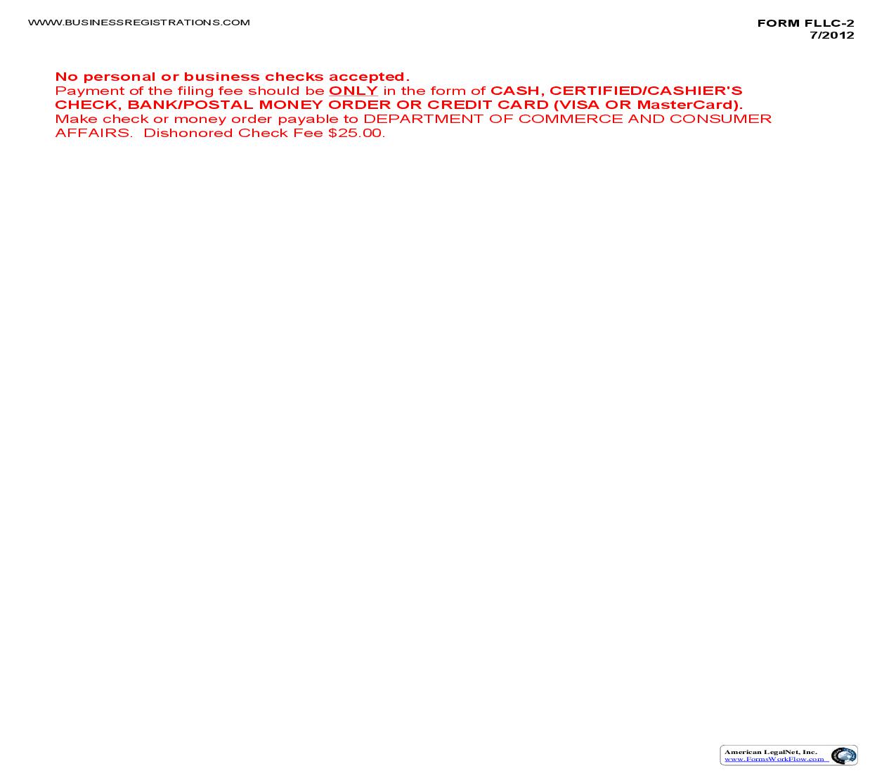 Application For Certificate Of Cancellation {FLLC-2} | Pdf Fpdf Doc Docx | Hawaii