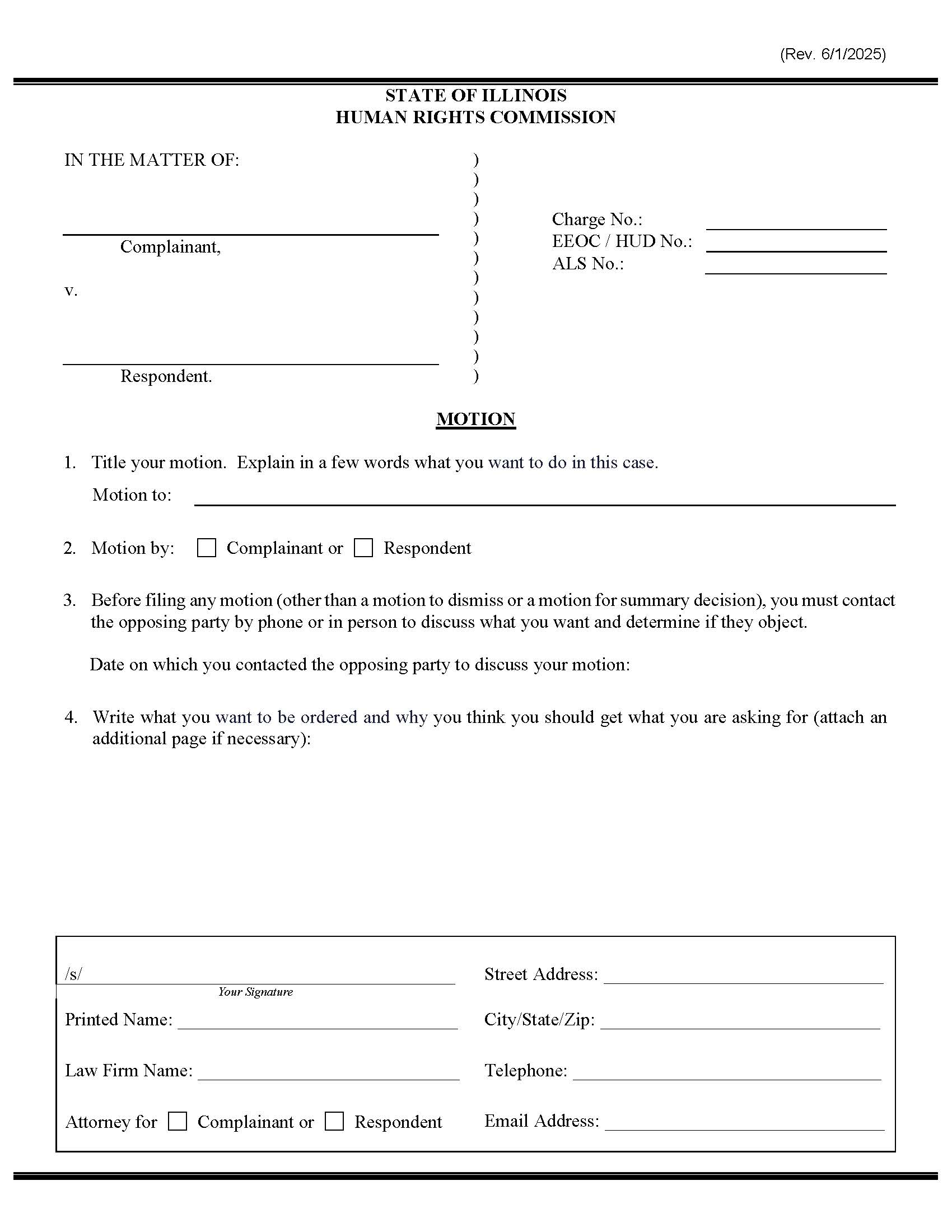 Motion | Pdf Fpdf Doc Docx | Illinois