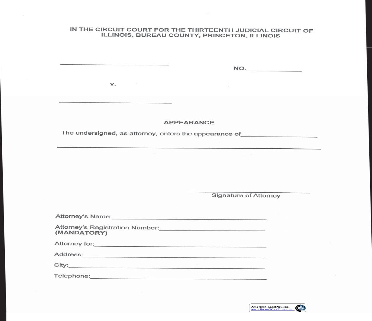 Appearance |  | Illinois