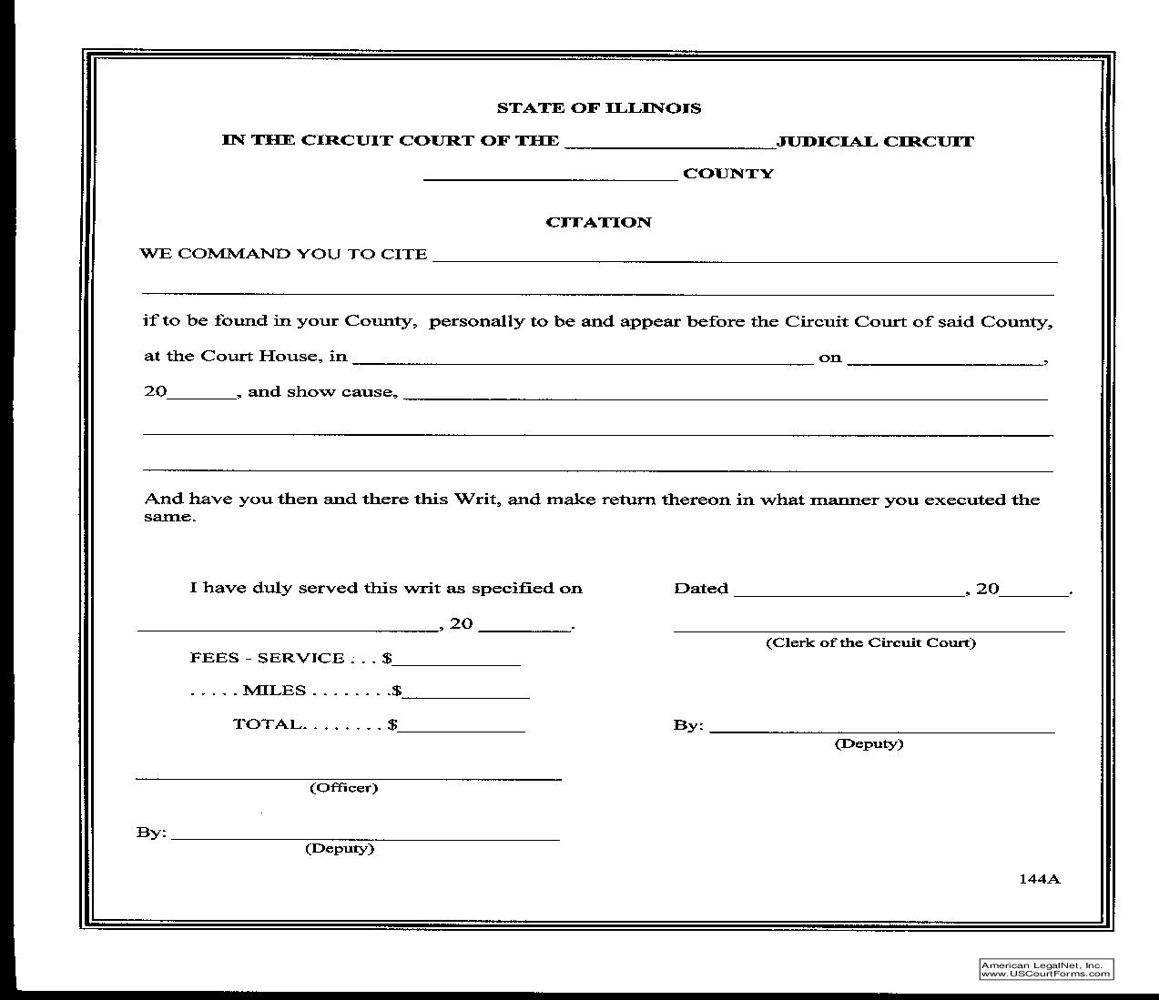 Citation {144A} | Pdf Fpdf Doc Docx | Illinois