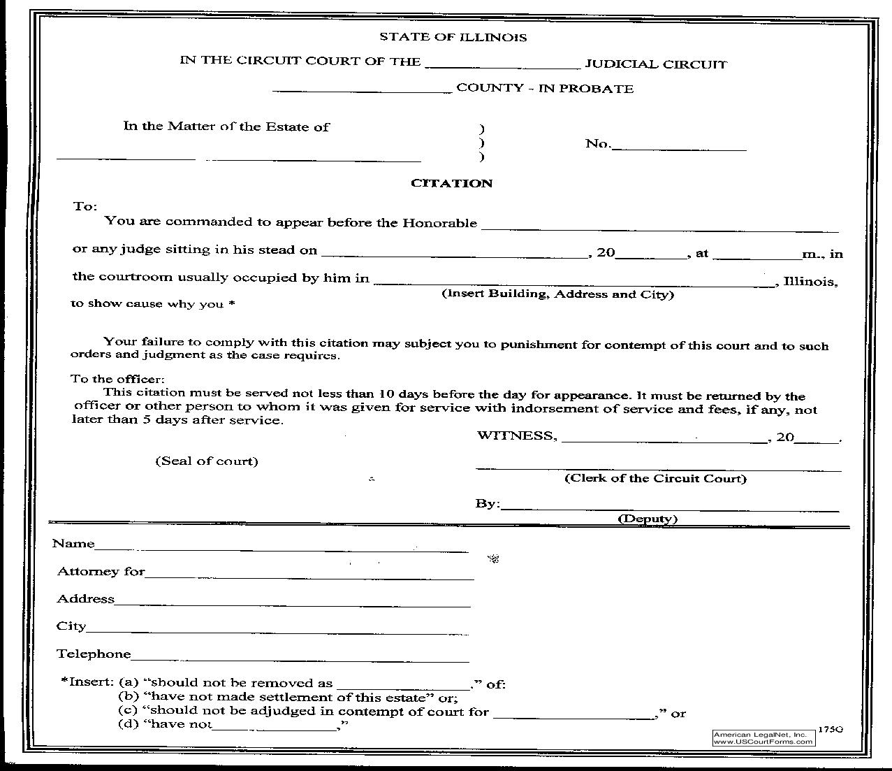 Citation {175G} | Pdf Fpdf Doc Docx | Illinois