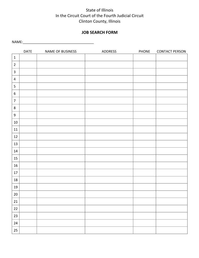 Job Search | Pdf Fpdf Docx | Illinois