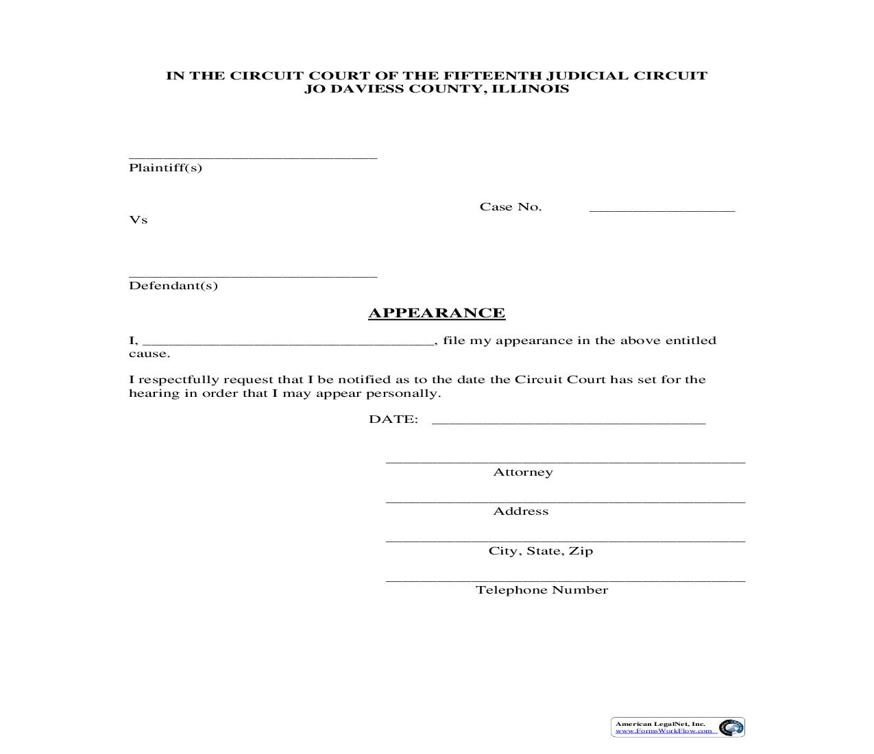 Appearance | Pdf Fpdf Doc Docx | Illinois