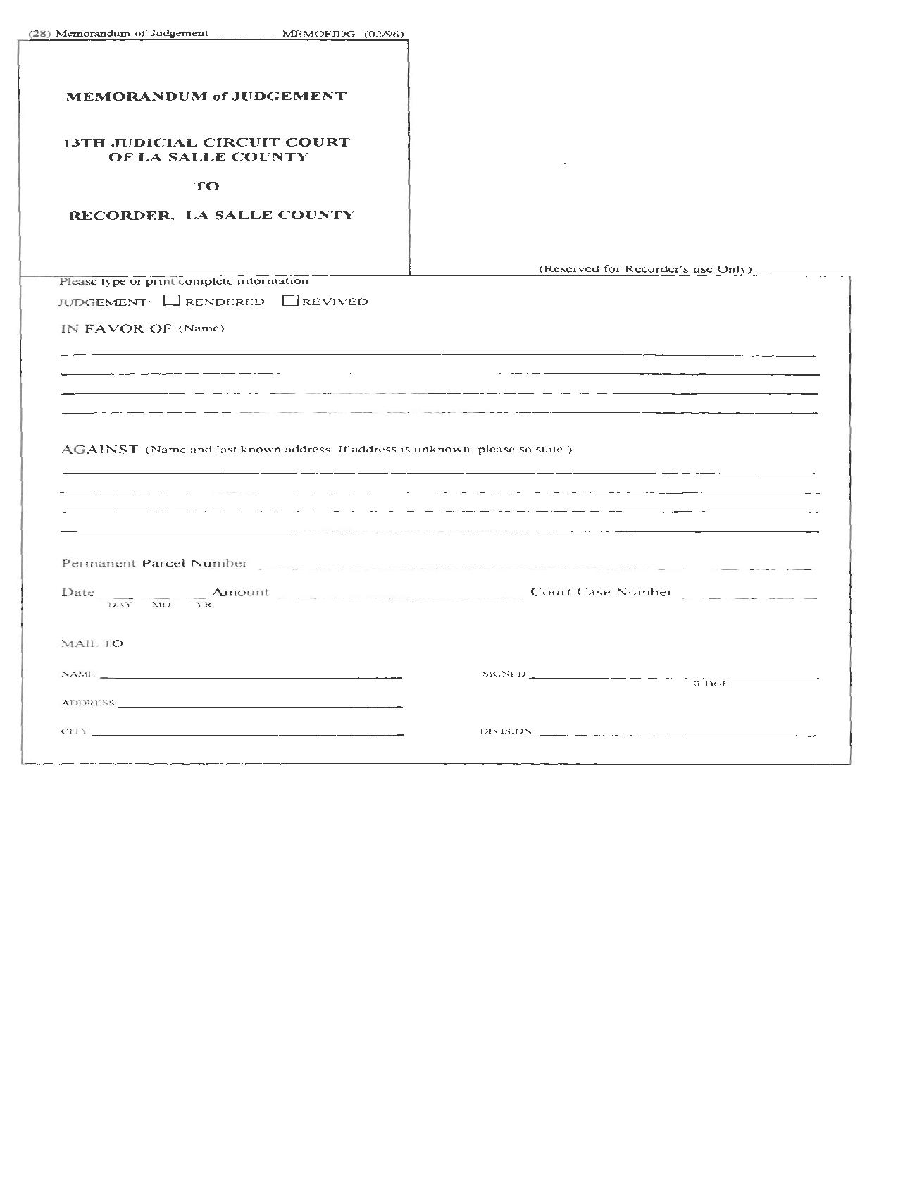 Memorandum Of Judgment {28} | Pdf Fpdf Doc Docx | Illinois