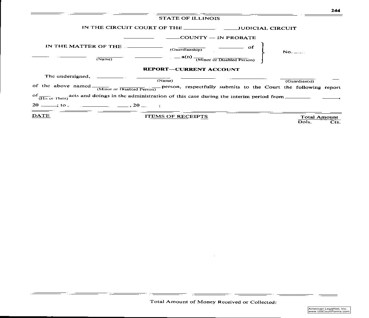 Report - Current Account {244} | Pdf Fpdf Doc Docx | Illinois