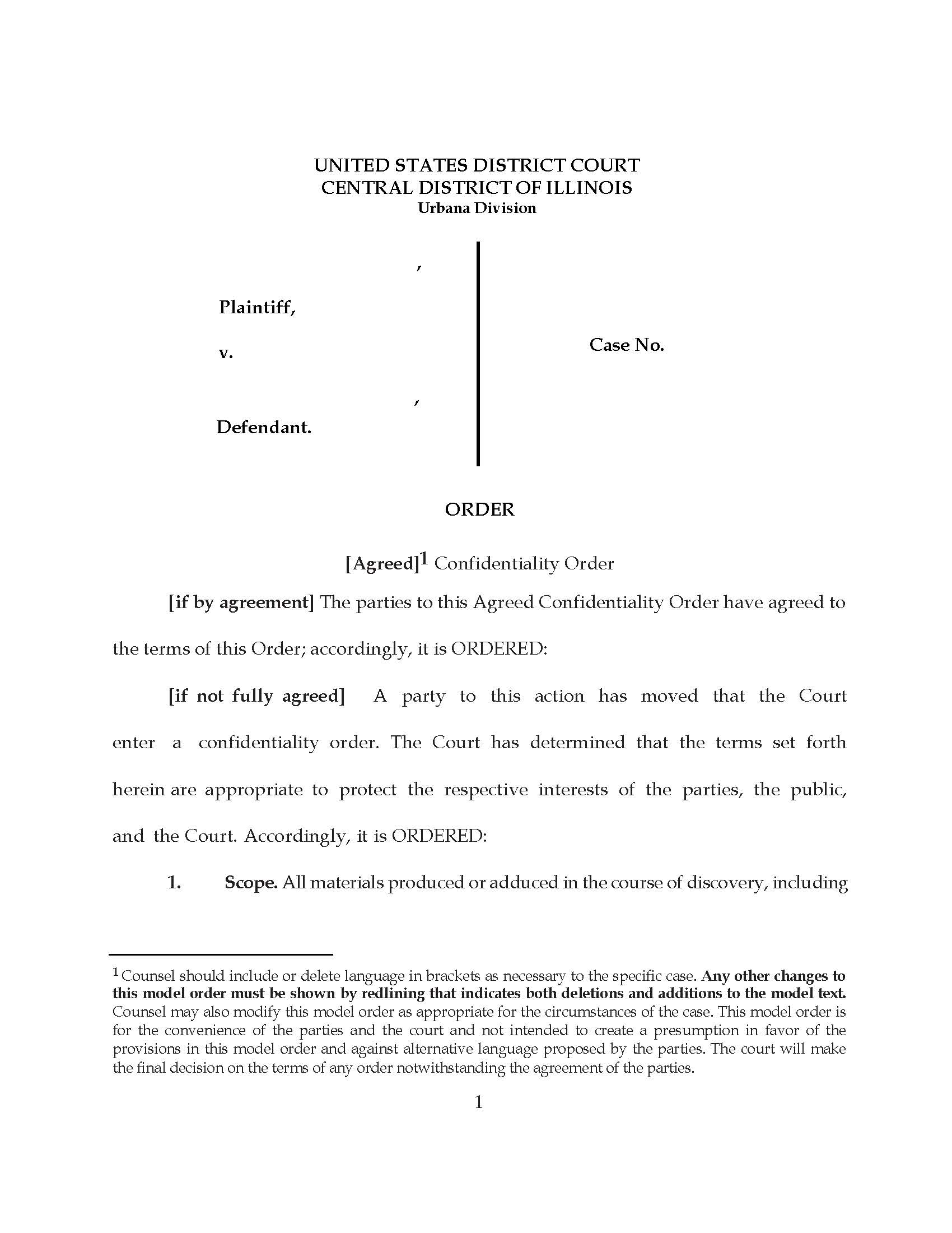 Confidentiality Order Acknowledgment And Agreement To Be Bound (Mag. Judge Long) | Pdf Fpdf Docx | Illinois