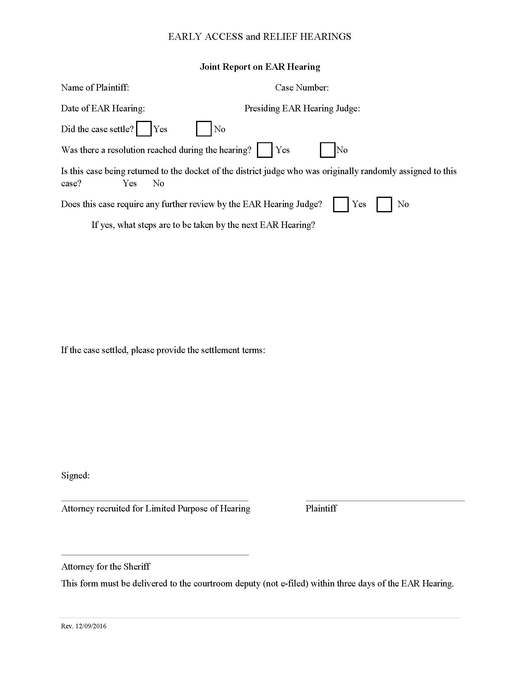 Joint Report On EAR Hearing | Pdf Fpdf Docx | Illinois