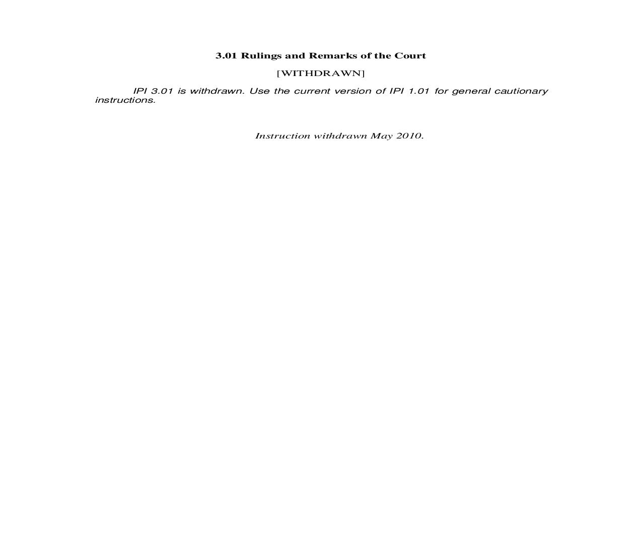 3.01. Rulings and Remarks of the Court | Pdf Doc Docx | Illinois_JI