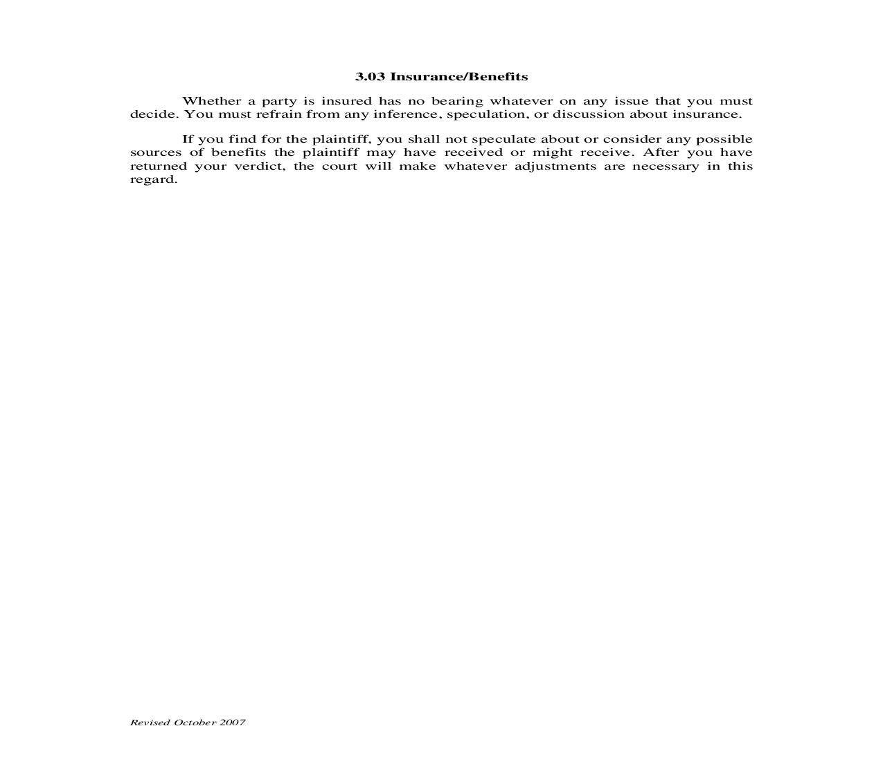 3.03. Insurance-Benefits | Pdf Doc Docx | Illinois_JI