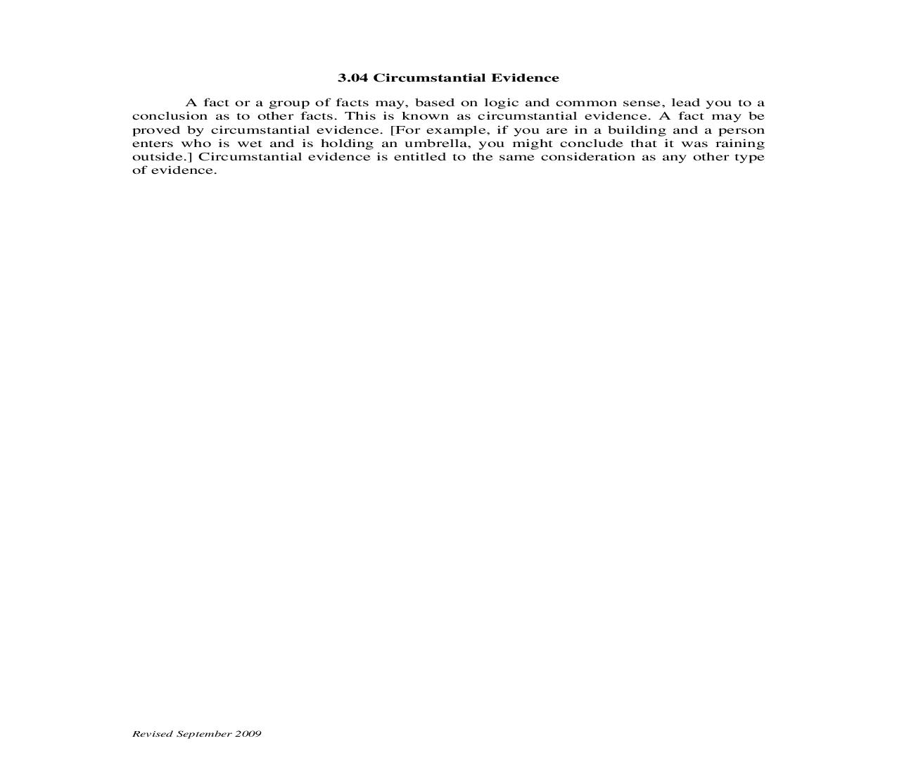 3.04. Circumstantial Evidence | Pdf Doc Docx | Illinois_JI