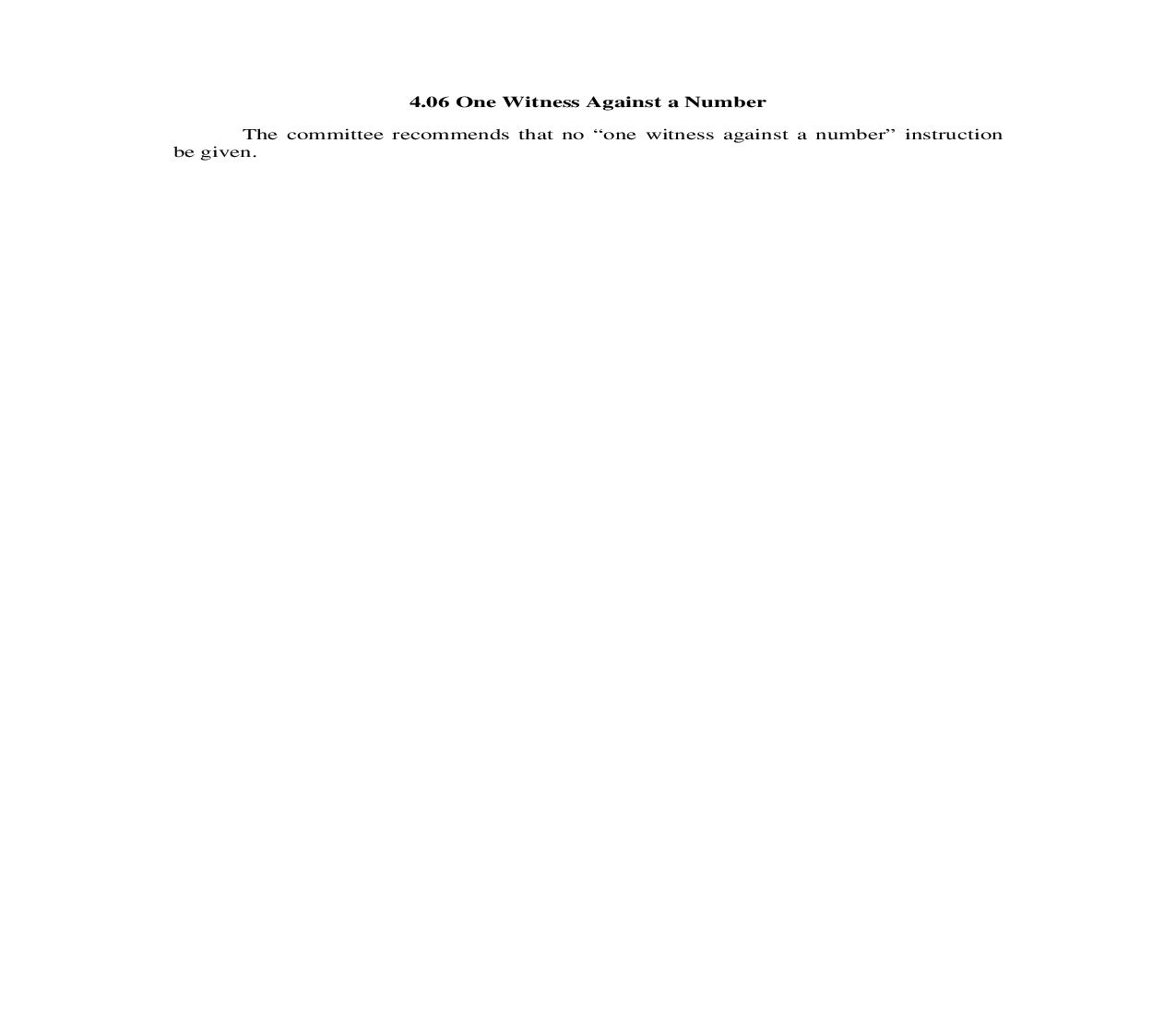 4.06. One Witness Against a Number | Pdf Doc Docx | Illinois_JI