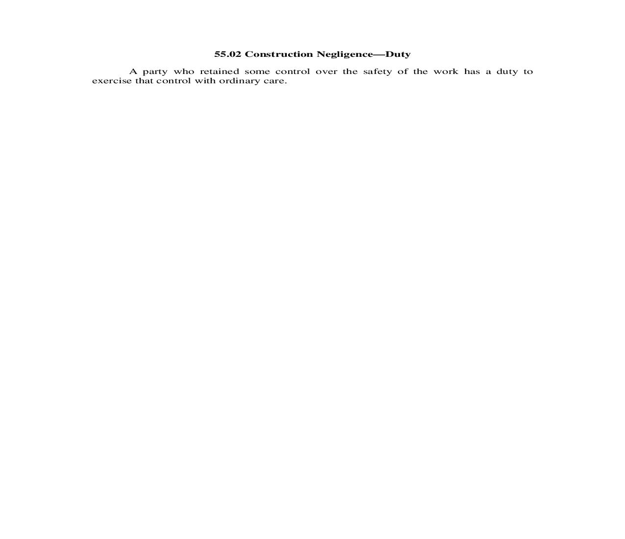 55.02. Construction Negligence-Duty | Pdf Doc Docx | Illinois_JI
