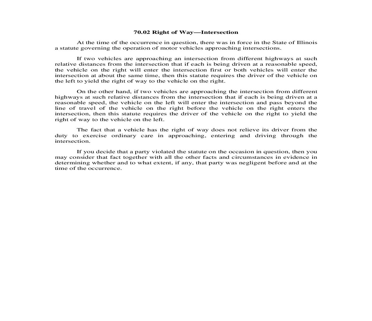 70.02. Right of Way-Intersection | Pdf Doc Docx | Illinois_JI