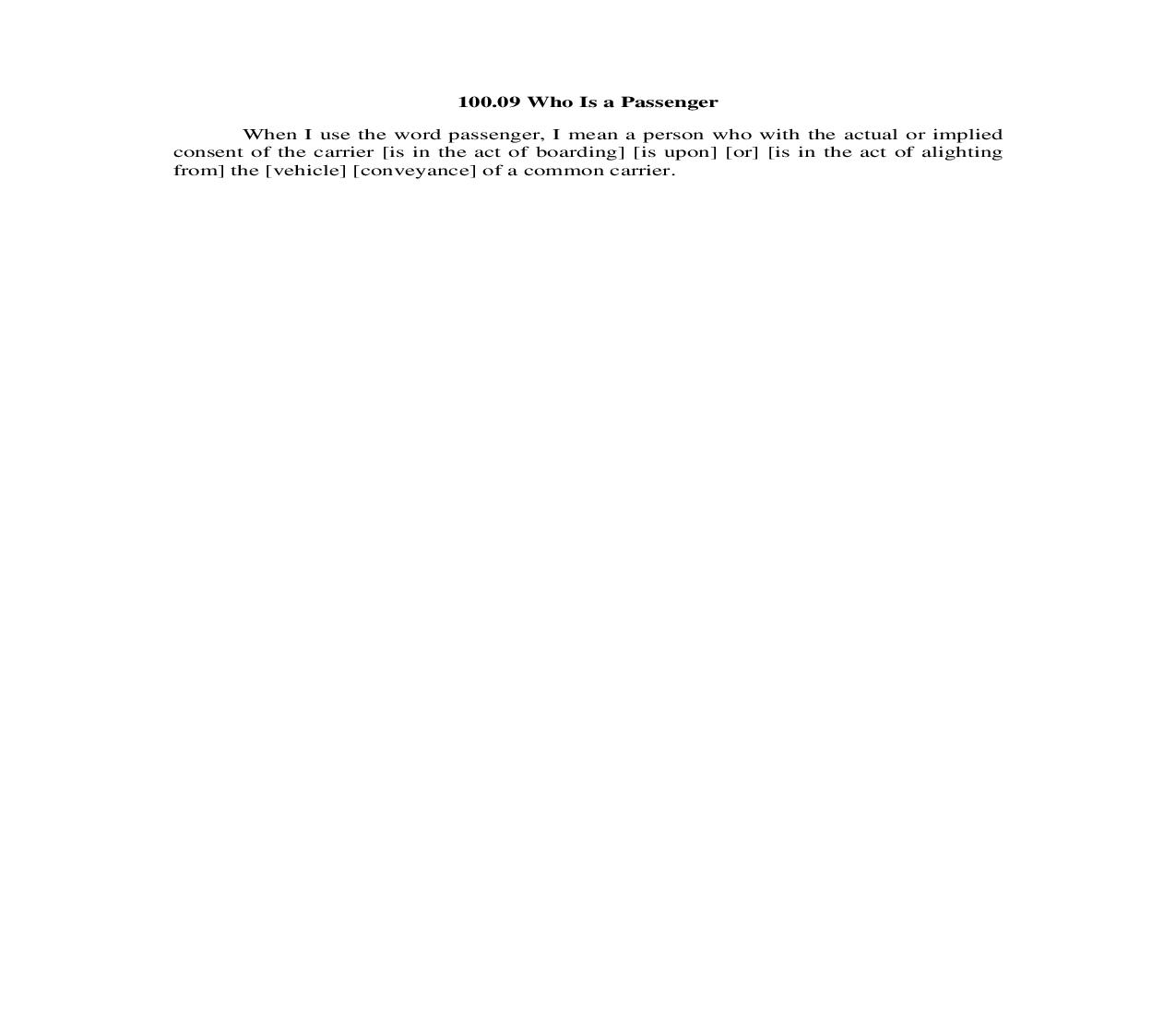 100.09. Who Is a Passenger | Pdf Doc Docx | Illinois_JI