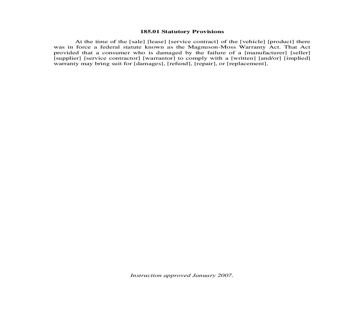 185.01. Statutory Provisions | Pdf Doc Docx | Illinois_JI