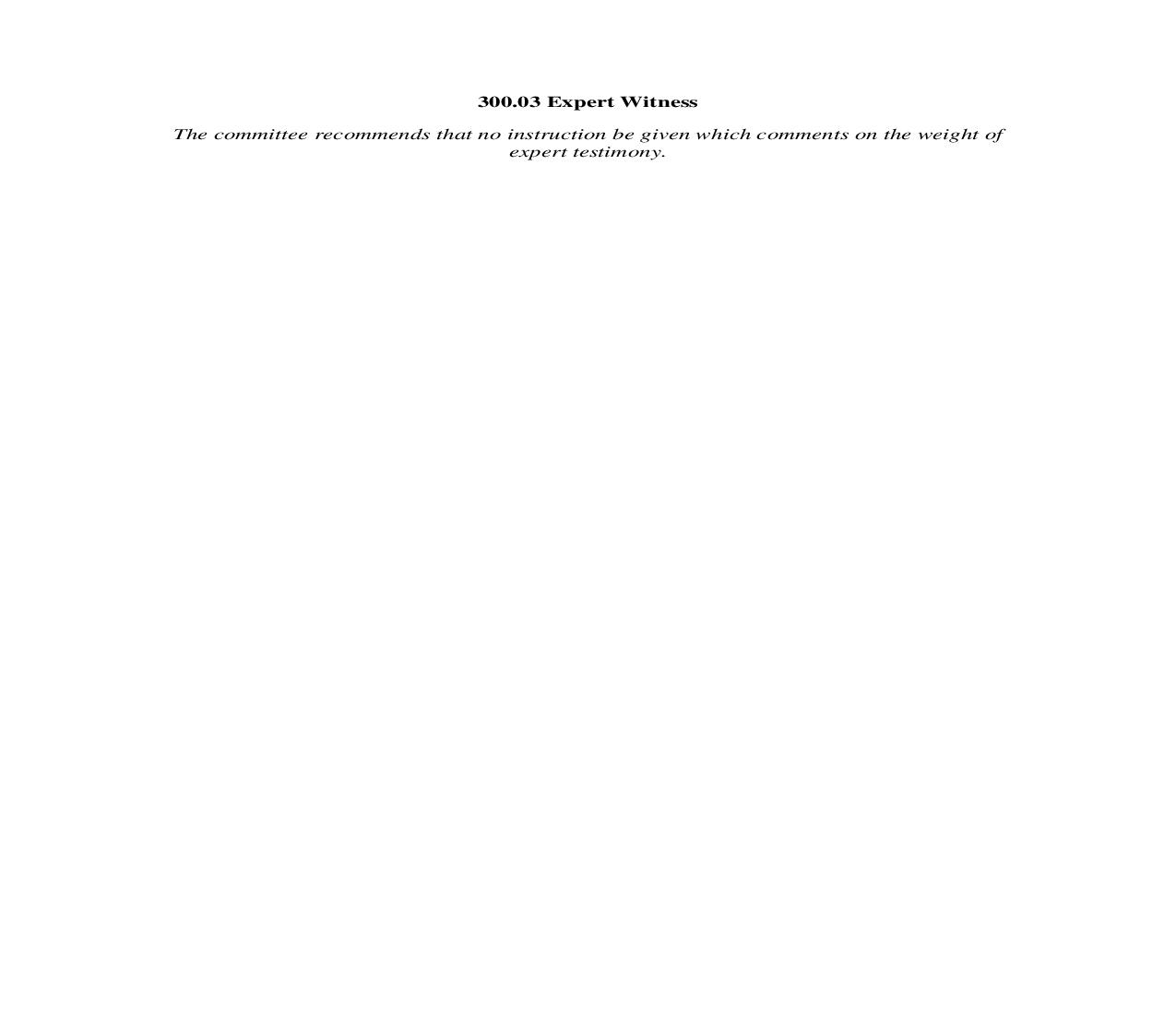 300.03. Expert Witness | Pdf Doc Docx | Illinois_JI