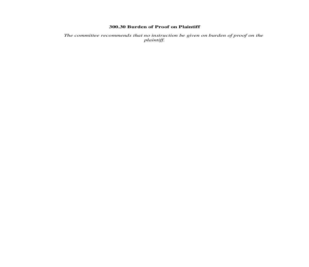 300.30. Burden of Proof on Plaintiff | Pdf Doc Docx | Illinois_JI