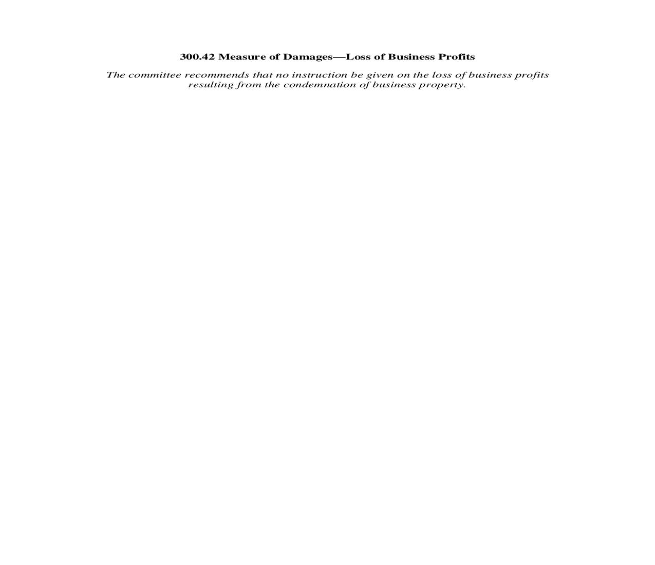 300.42. Measure of Damages-Loss of Business Profits | Pdf Doc Docx | Illinois_JI
