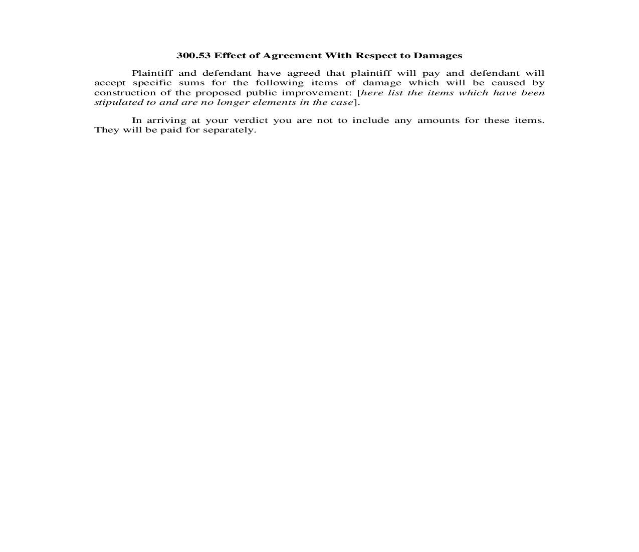 300.53. Effect of Agreement With Respect to Damages | Pdf Doc Docx | Illinois_JI