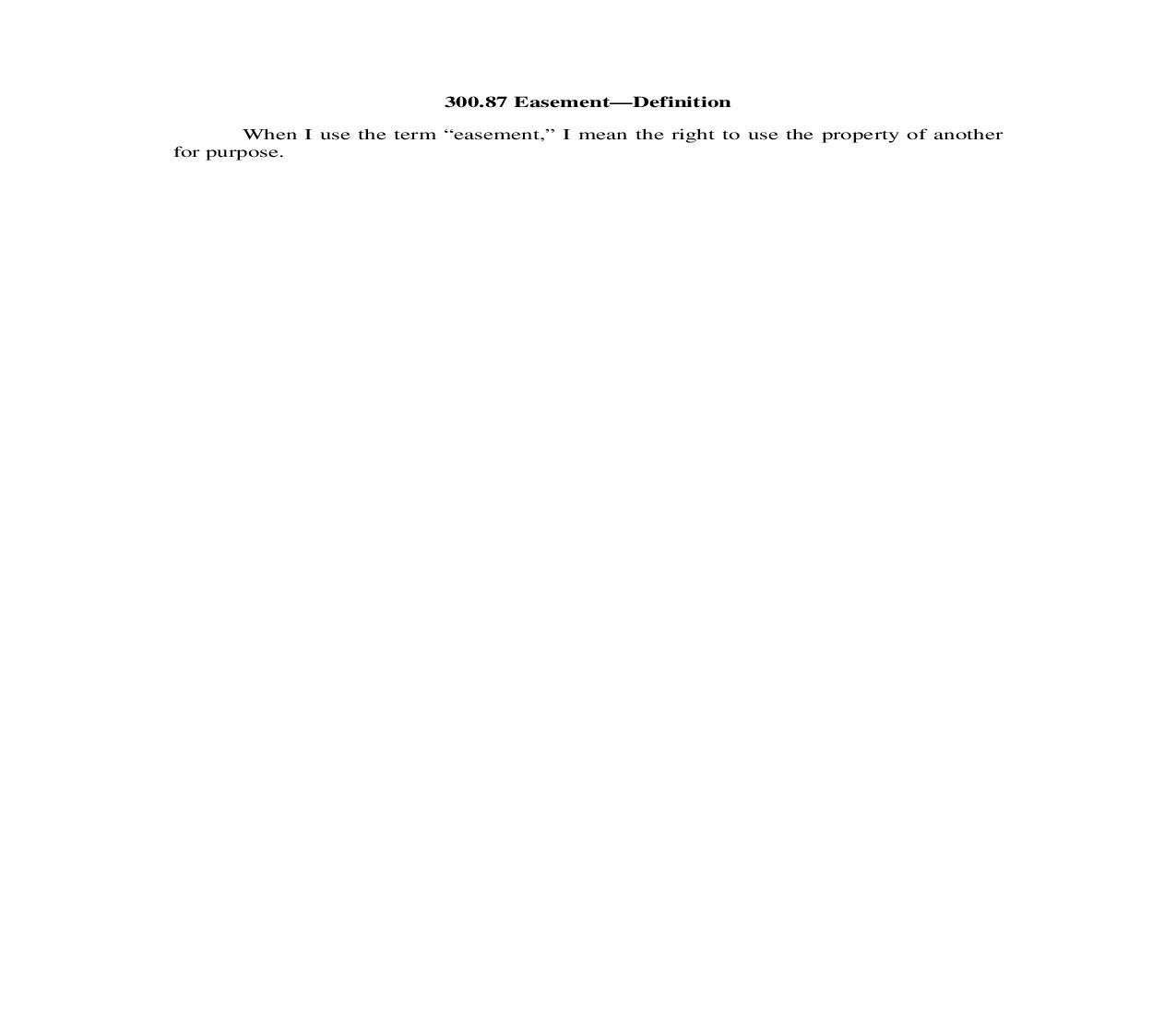 300.87. Easement-Definition | Pdf Doc Docx | Illinois_JI