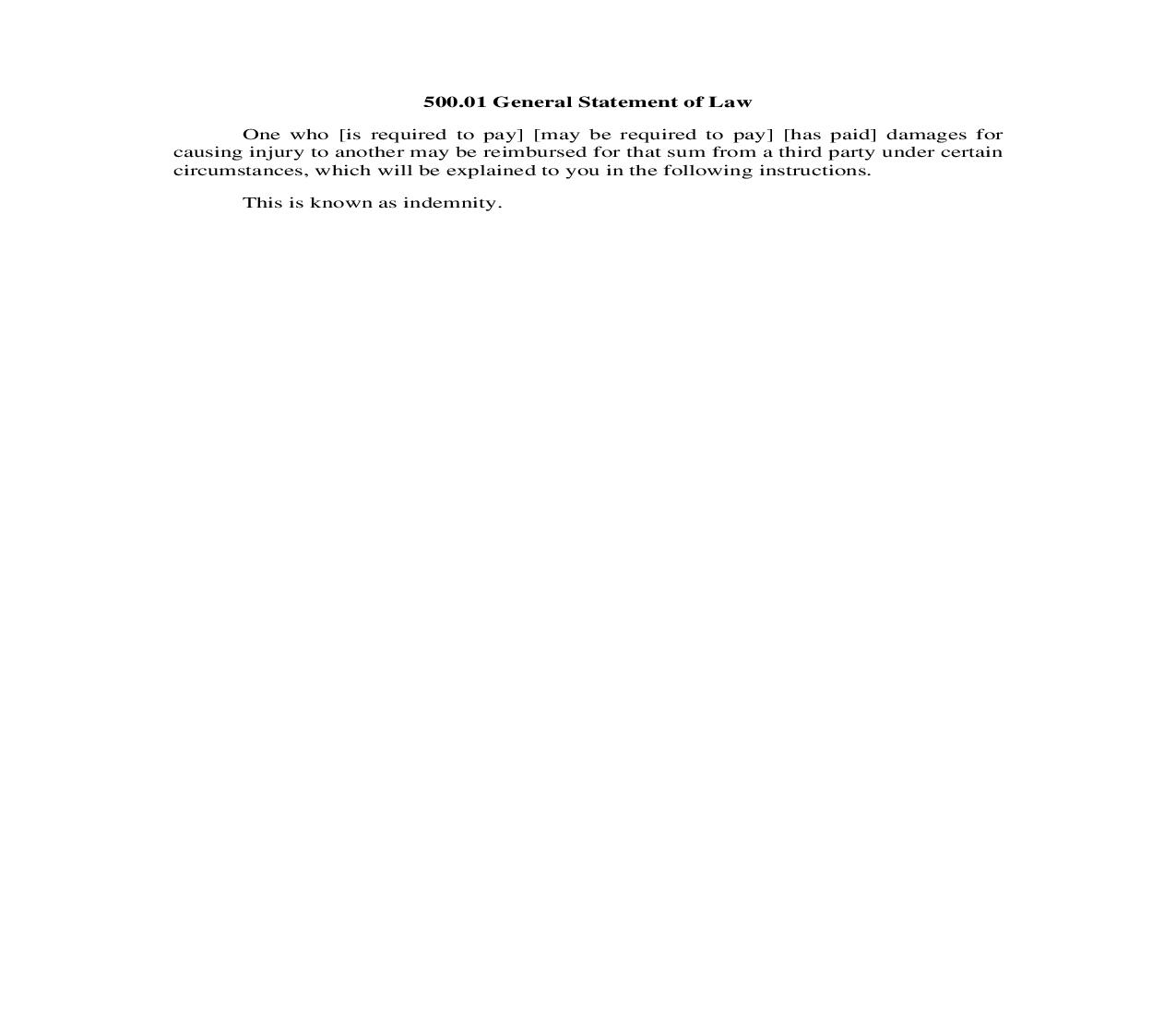 500.01. General Statement of Law | Pdf Doc Docx | Illinois_JI