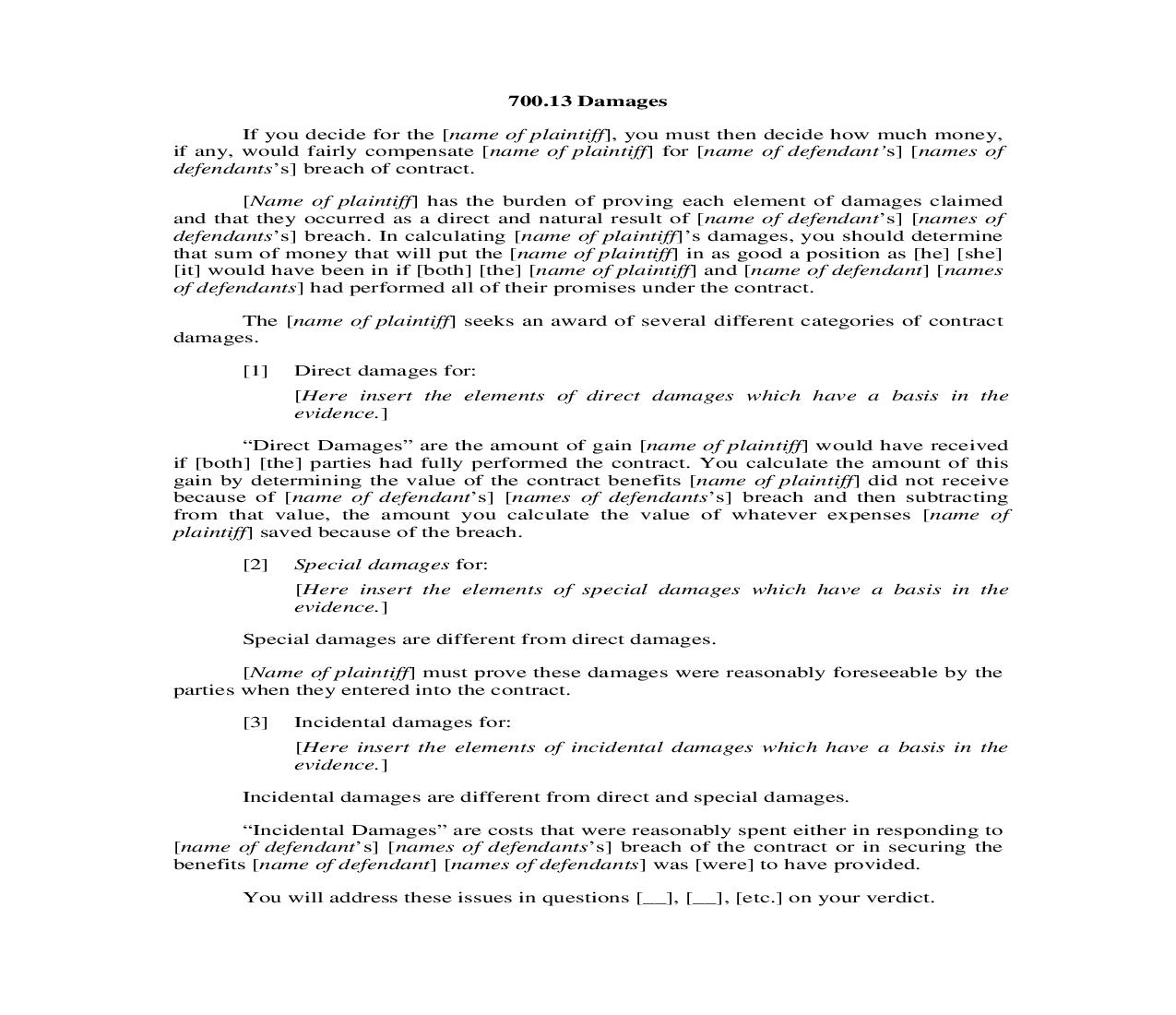 700.13. Damages | Pdf Doc Docx | Illinois_JI