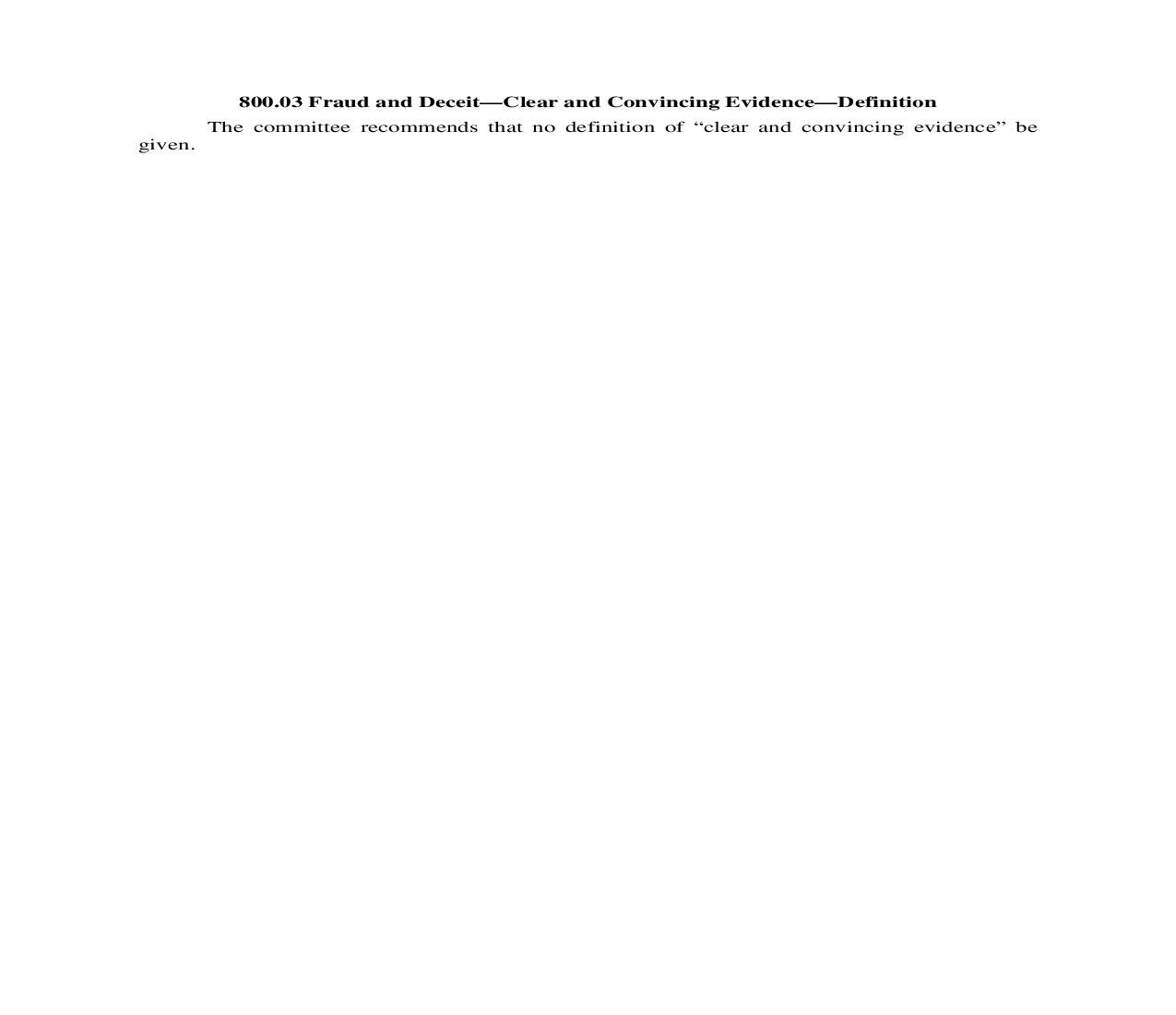800.03. Fraud and Deceit-Clear and Convincing Evidence-Definition | Pdf Doc Docx | Illinois_JI