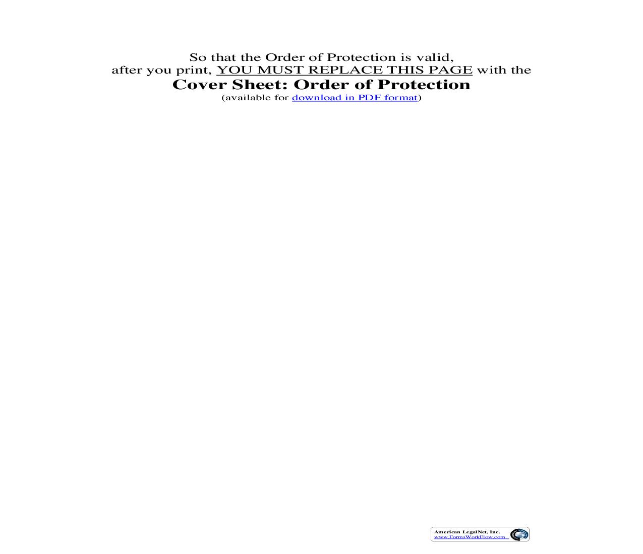 No Contact Order Upon Release From Custody On Bail Or Personal Recognizance {NC-0100} | Pdf Fpdf Doc Docx | Indiana