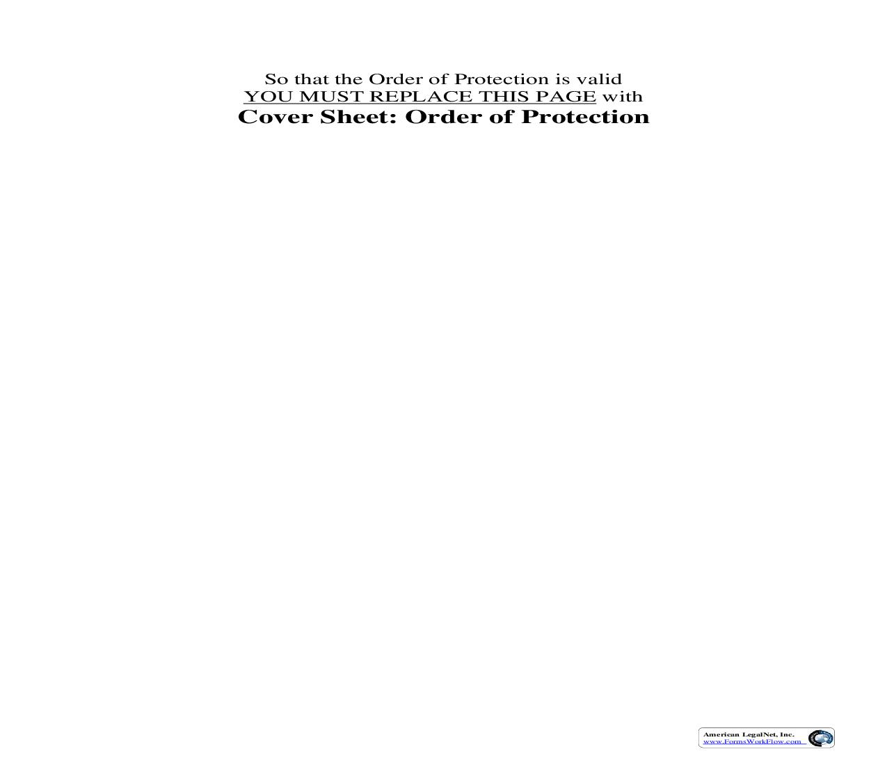 Ex Parte Order For Protection And Findings {PO-0105} | Pdf Fpdf Doc Docx | Indiana