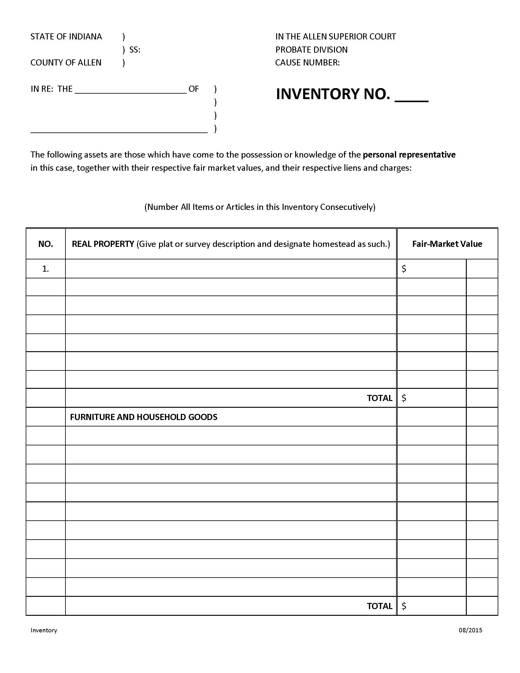 Inventory | Pdf Fpdf Docx | Indiana