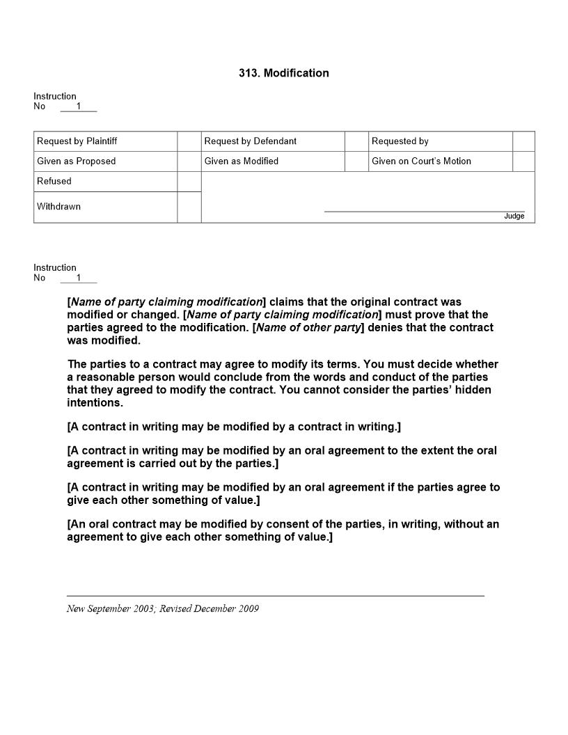 313. Modification | Pdf Doc Docx | Jury Instructions