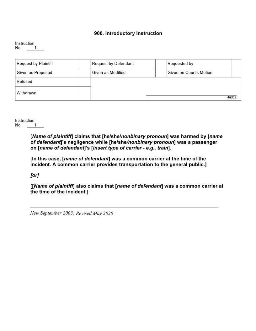 900. Introductory Instruction | Pdf Docx | Jury Instructions