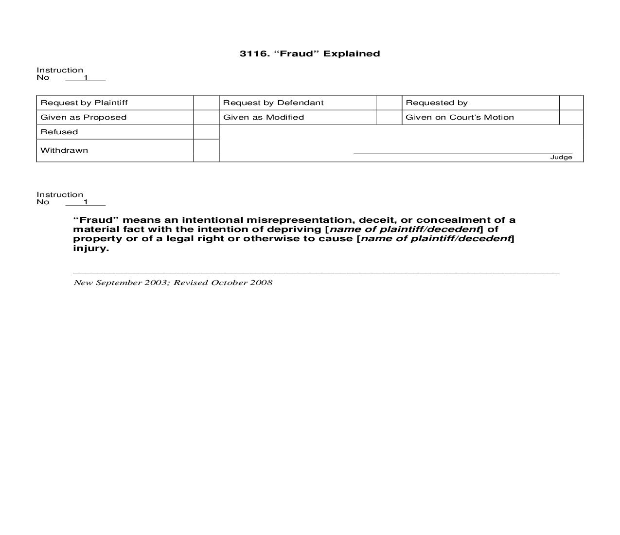 3116. Fraud Explained | Pdf Doc Docx | Jury Instructions
