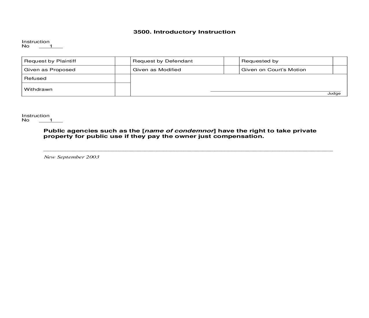 3500. Introductory Instruction | Pdf Doc Docx | Jury Instructions