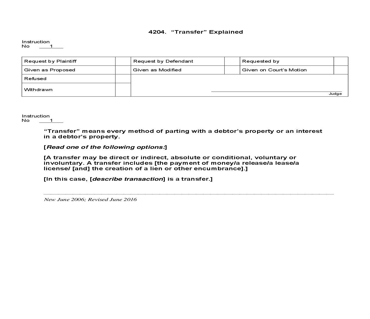 4204. Transfer Explained | Pdf Doc Docx | Jury Instructions