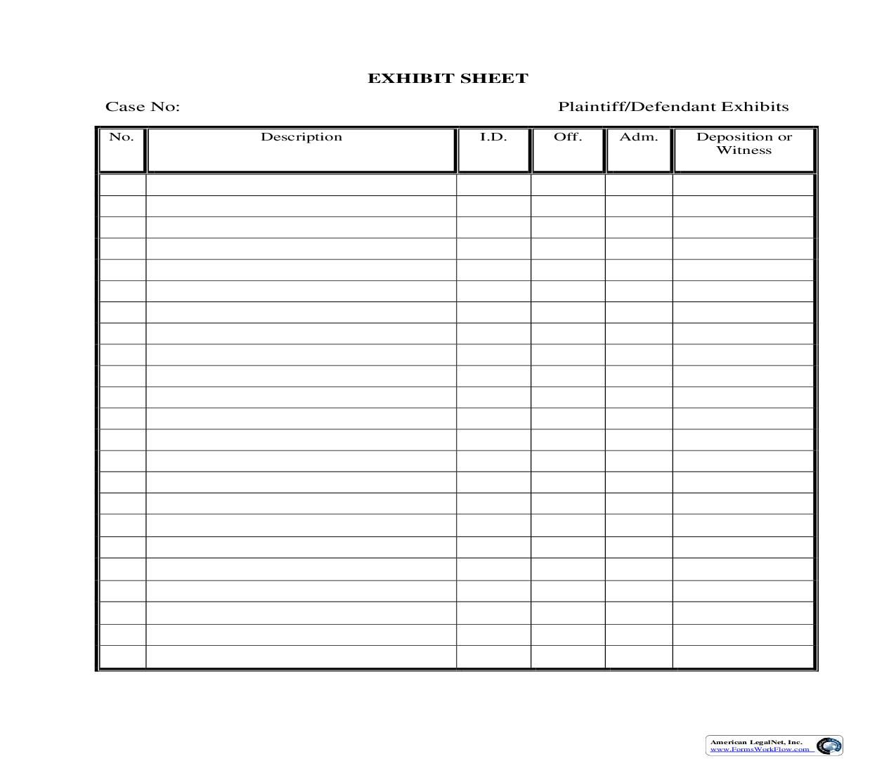 Exhibit List | Pdf Fpdf Doc Docx | Kansas