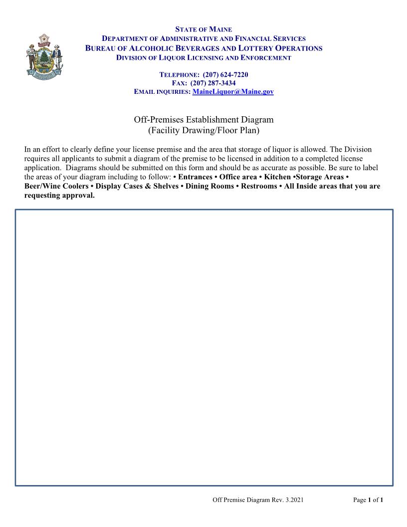 Off Premise Diagram | Pdf Fpdf Docx | Maine