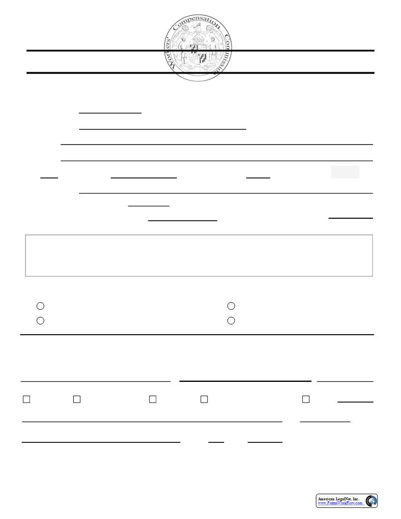 Application For Lump Sum {H-10} | Pdf Fpdf Docx | Maryland