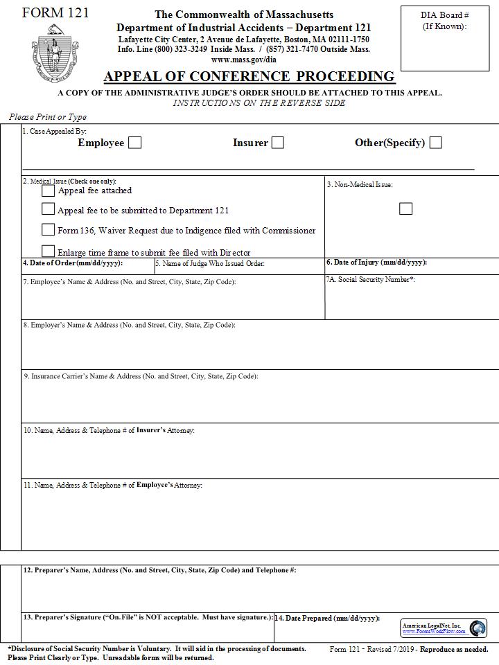 Appeal Of Conference Proceeding {121} | Pdf Fpdf Docx | Massachusetts