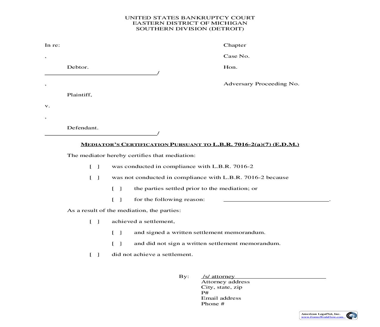 Mediators Certification | Pdf Fpdf Doc Docx | Michigan