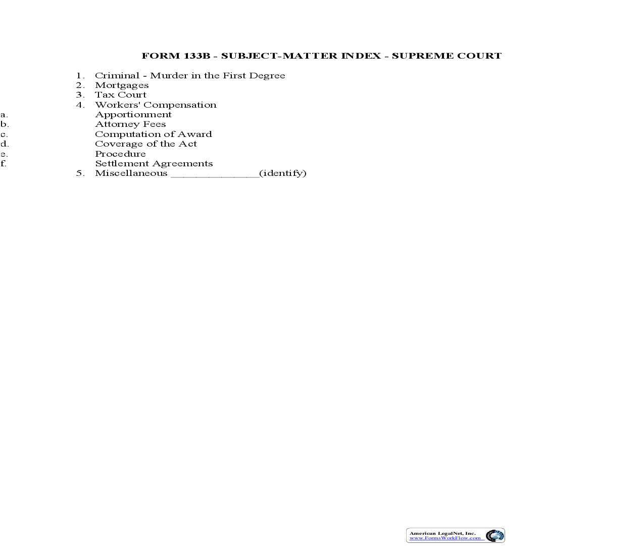 Subject Matter Index Supreme Court {133B} | Pdf Fpdf Doc Docx | Minnesota