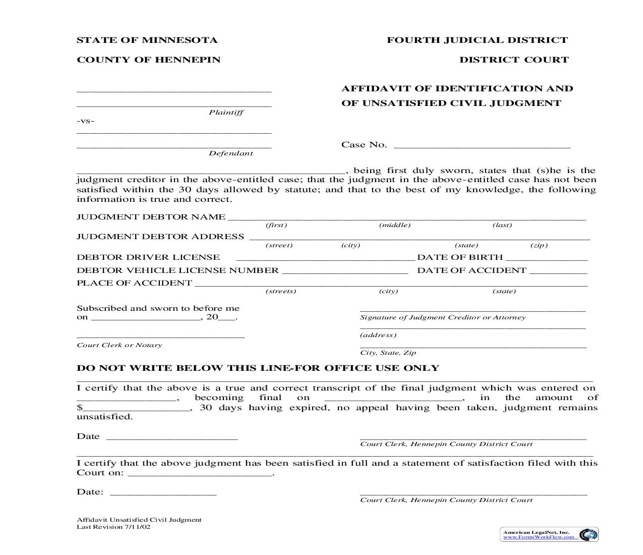 Request For Drivers License Suspension And Affidavit | Pdf Fpdf Doc Docx | Minnesota