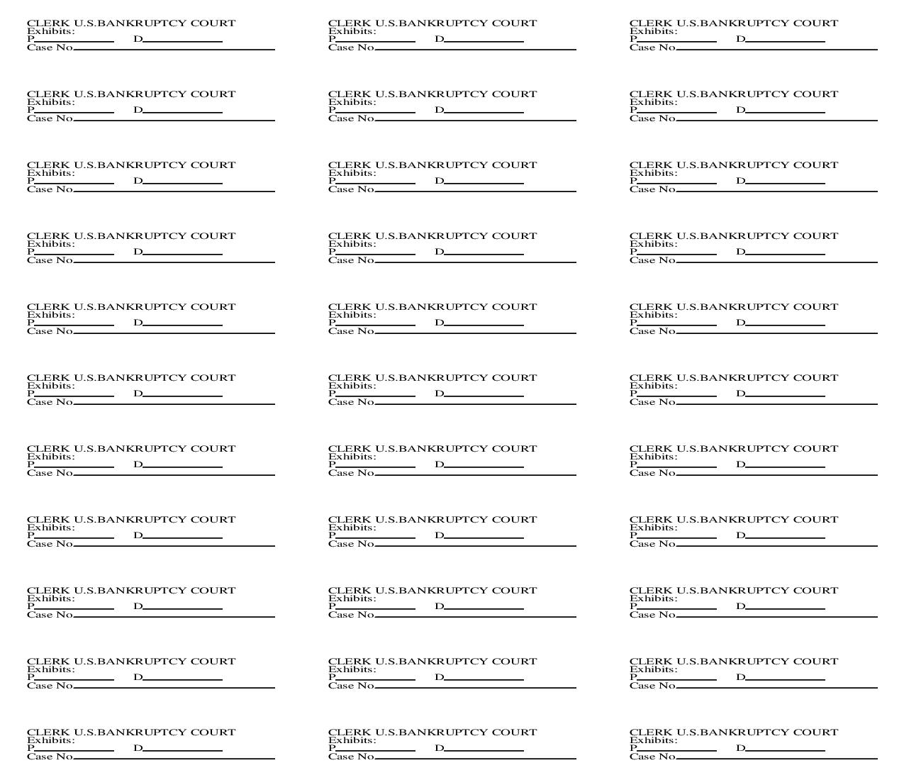 Exhibit Stickers | Pdf Fpdf Doc Docx | Missouri