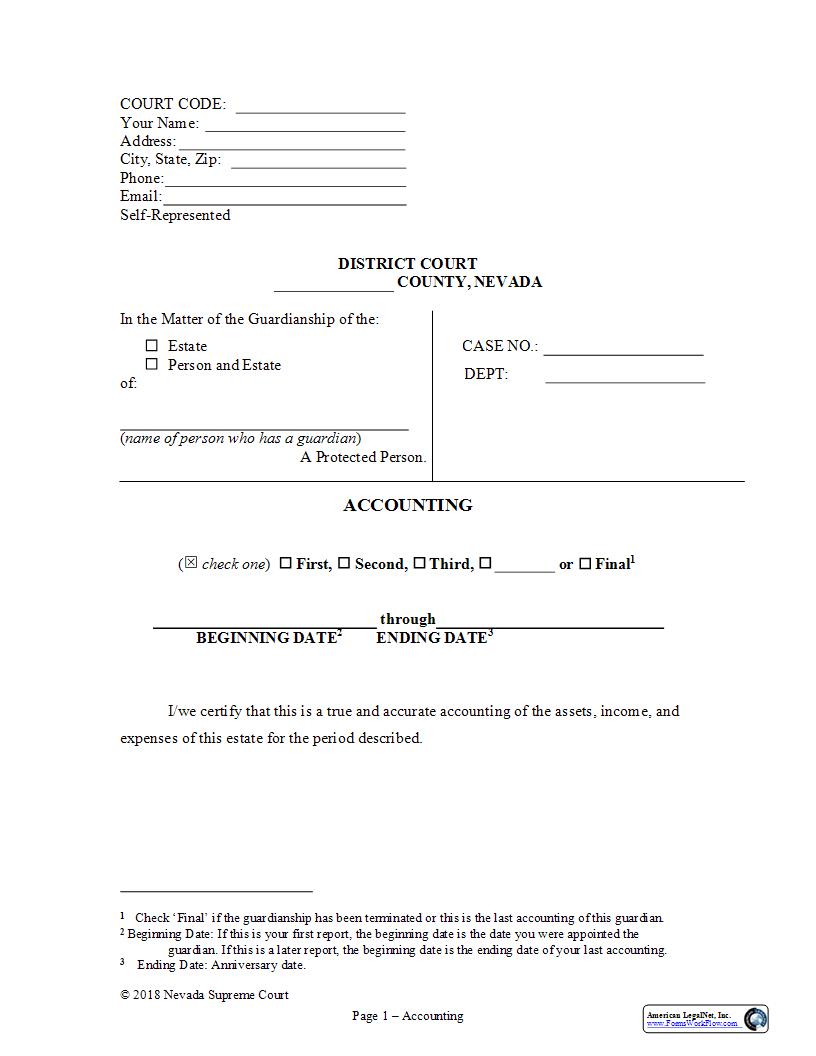 Accounting | Pdf Fpdf Docx | Nevada