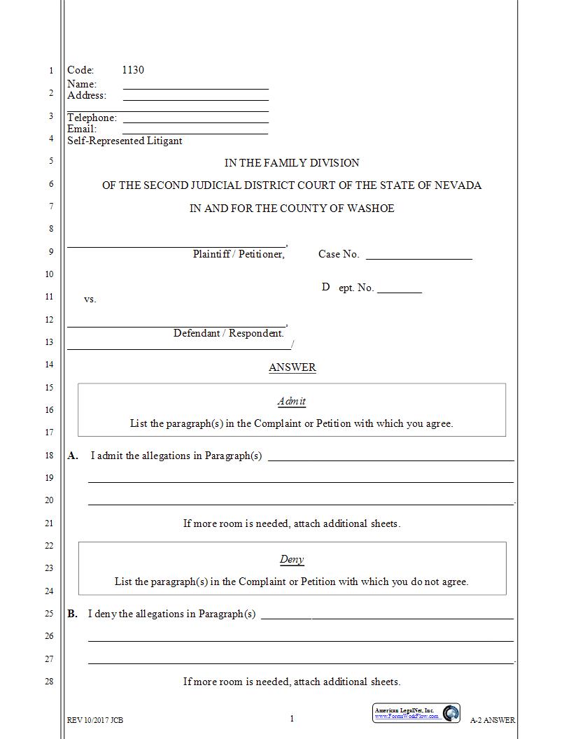 Answer | Pdf Fpdf Docx | Nevada