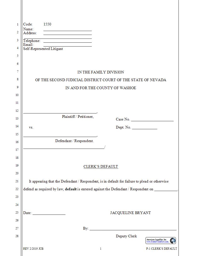 Default {1550} | Pdf Fpdf Docx | Nevada