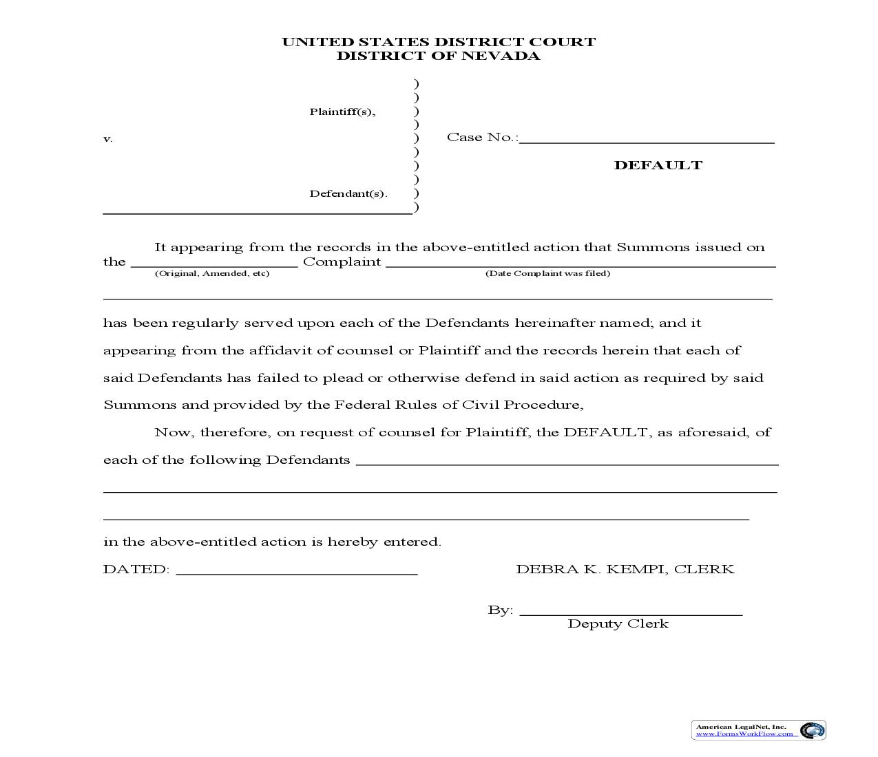 Default | Pdf Fpdf Doc Docx | Nevada