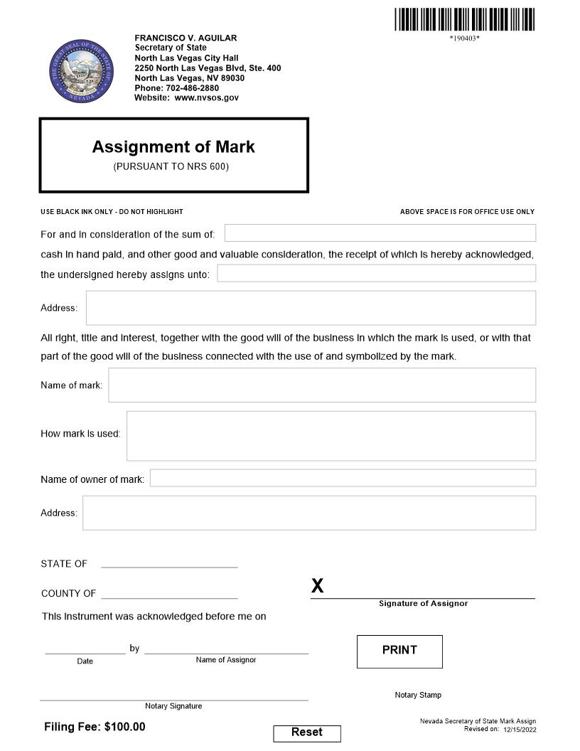 Assignment Of Mark | Pdf Fpdf Docx | Nevada