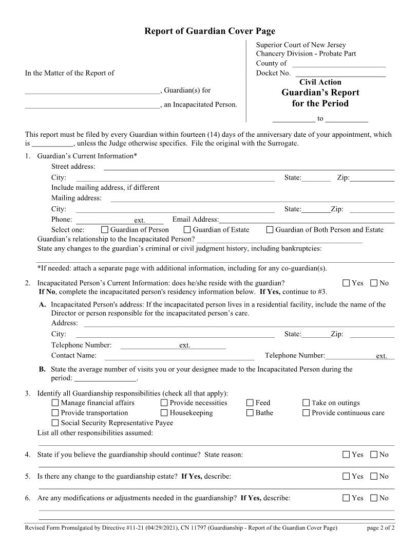 Report Of Well Being Packet {HUN RWBP} | Pdf Fpdf Docx | New Jersey