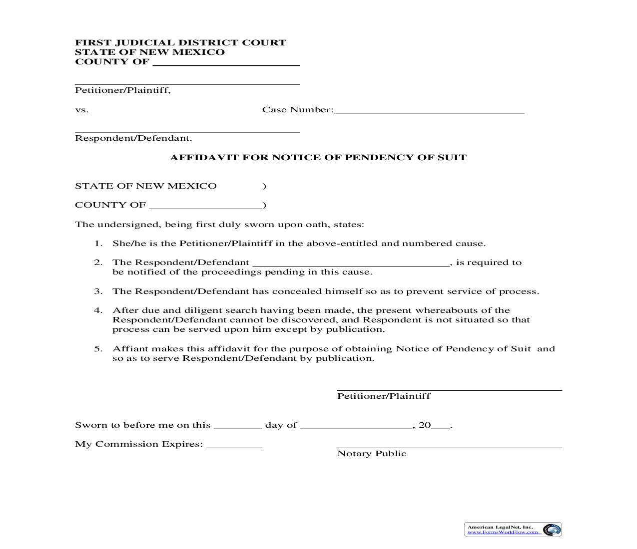 Service By Publication |  | New Mexico